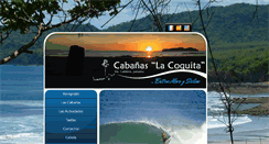 Desktop Screenshot of cabanaslacoquita.com
